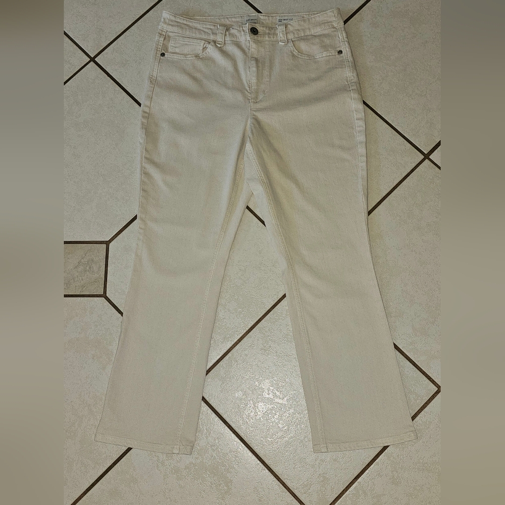 J. JILL Women's Cream Jeans